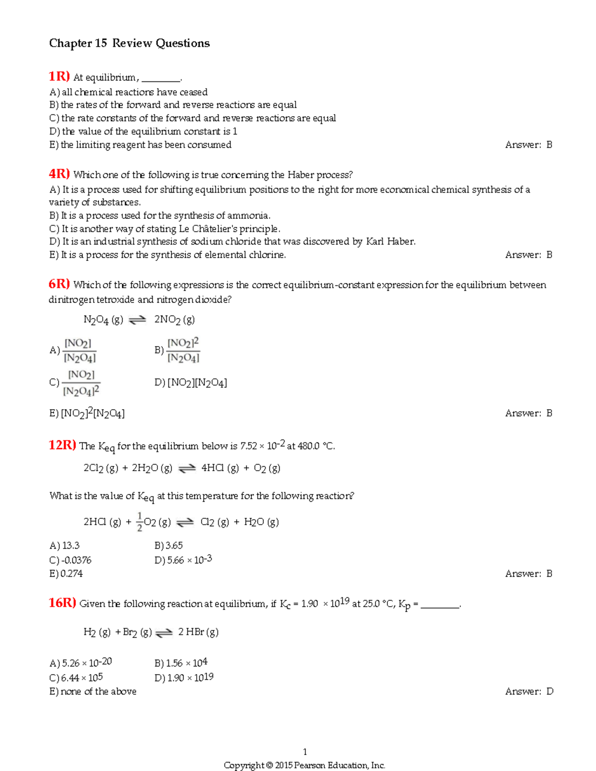 Chap15 Review Questions - 1 Chapter 15 Review Questions 1R) At ...
