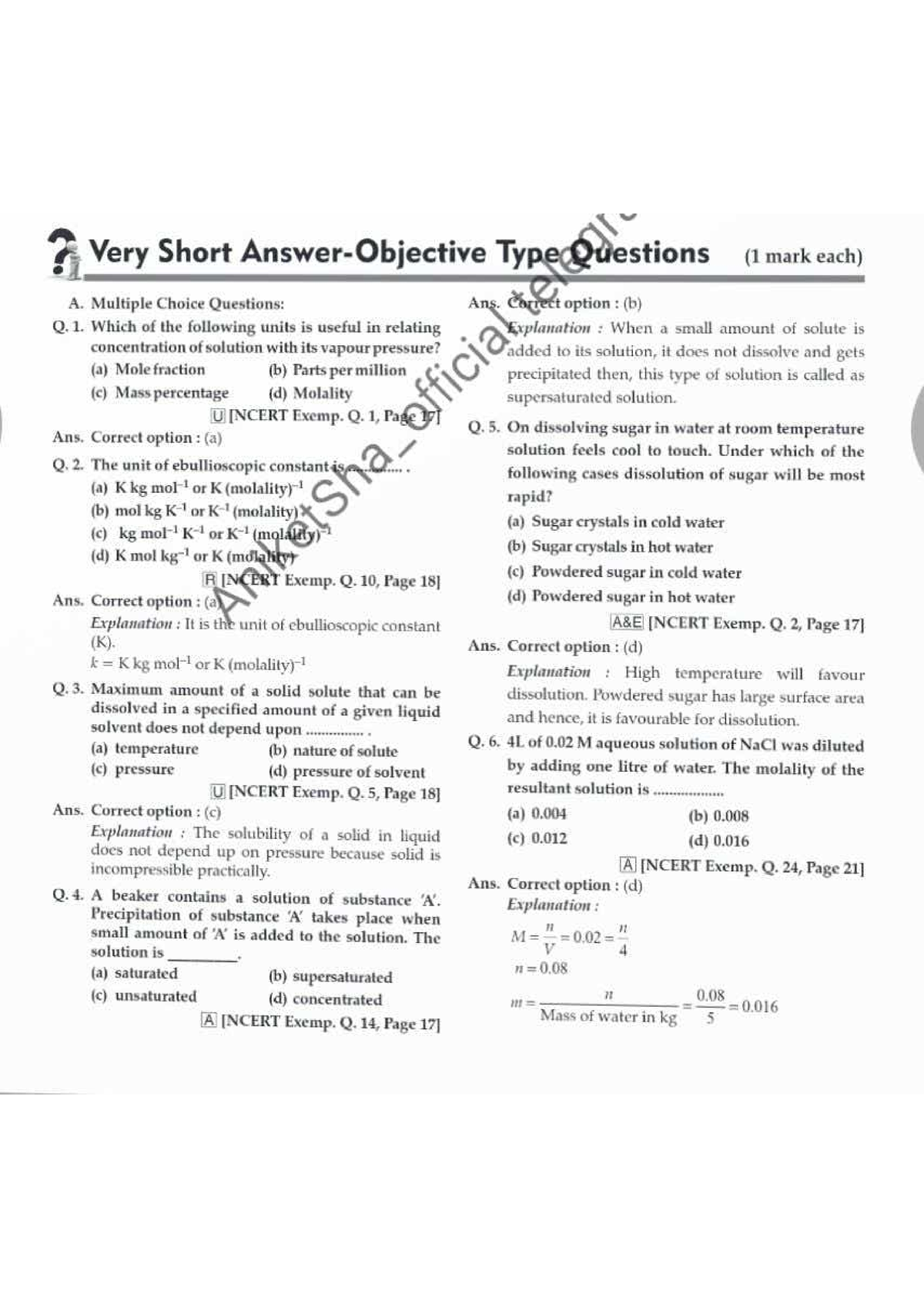 case study questions class 10 chemistry chapter 2