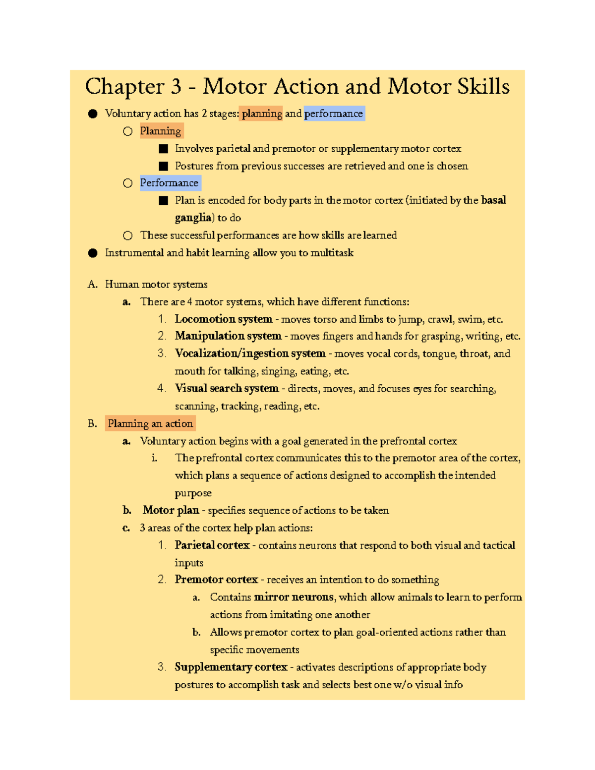 Cognition Ch 3 Chapter 3 Summary Notes For Professor Glass Based Cognition Ch 3 Chapter 3 Summary Notes For Professor Glass Based