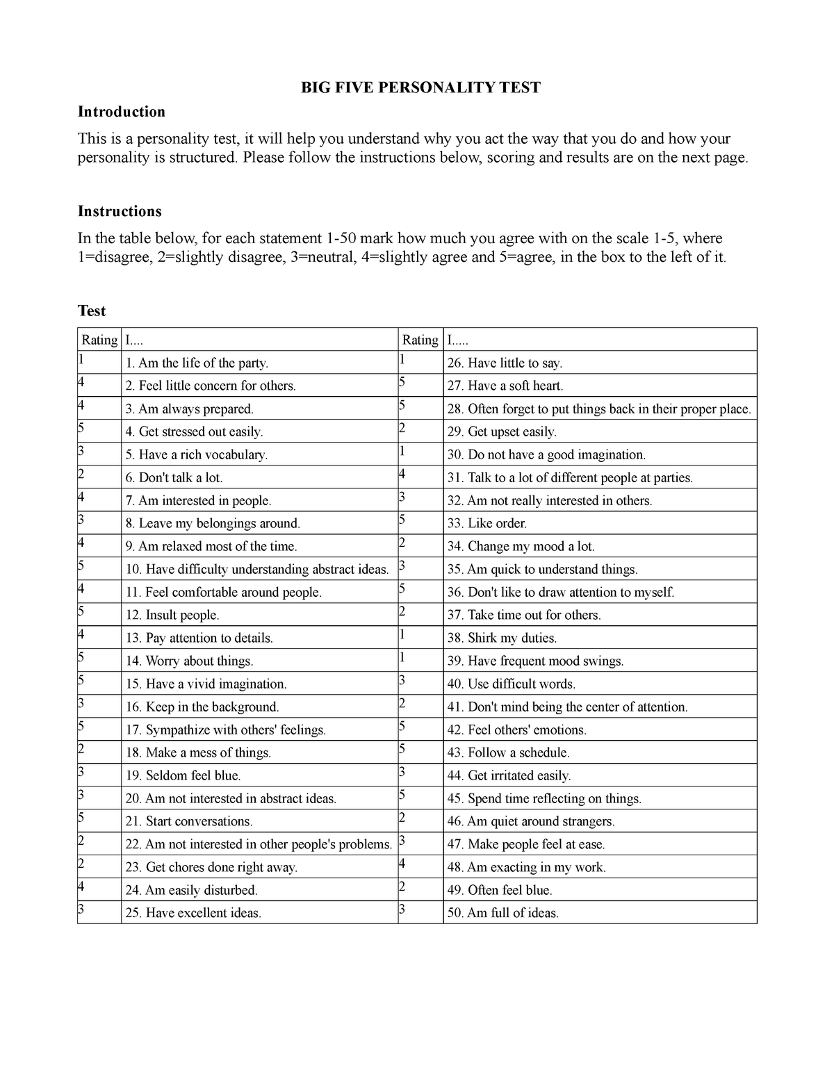 big-five-personality-test-traits-factors