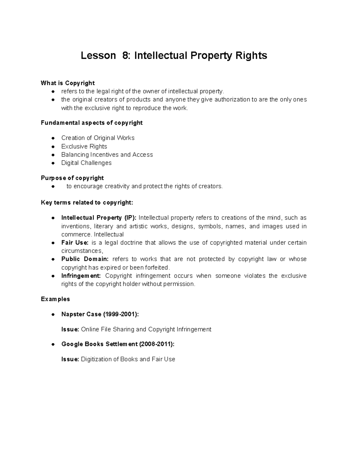 Intellectual Property Rights - the original creators of products and ...