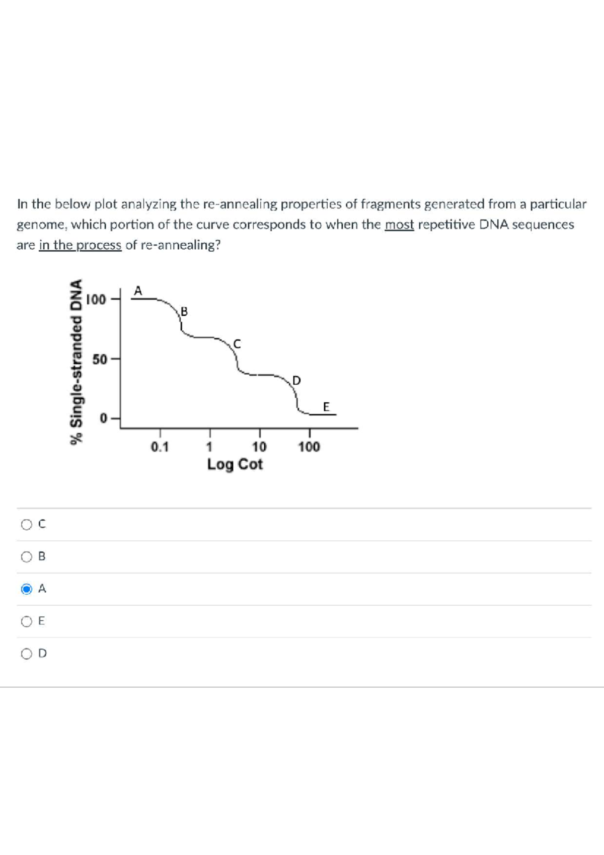 graph from a quiz - BIOB51 - Studocu