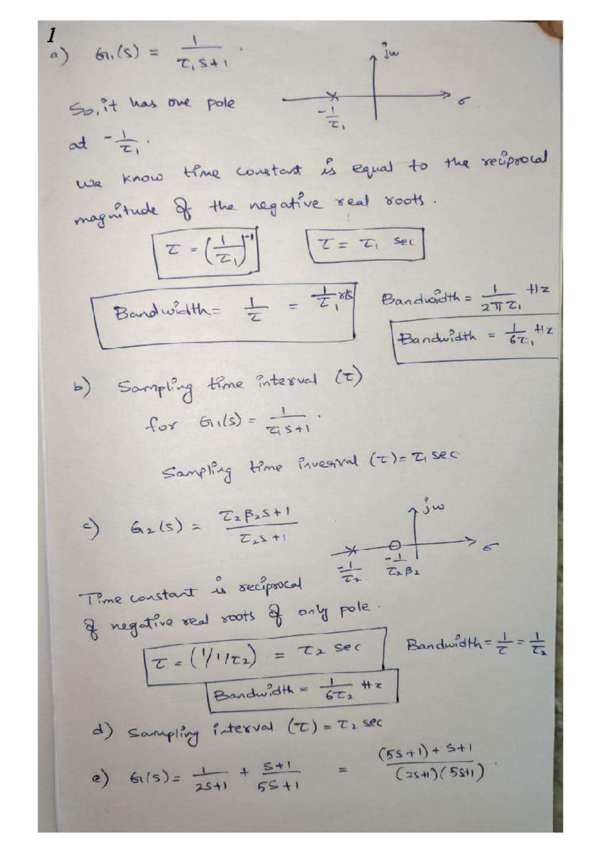 Eng. Calc. Notes - Question 3: Consider the following closed-loop ...