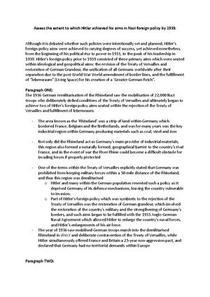 Modern History HSC Notes - MODERN HISTORY HSC NOTES Power and Authority ...