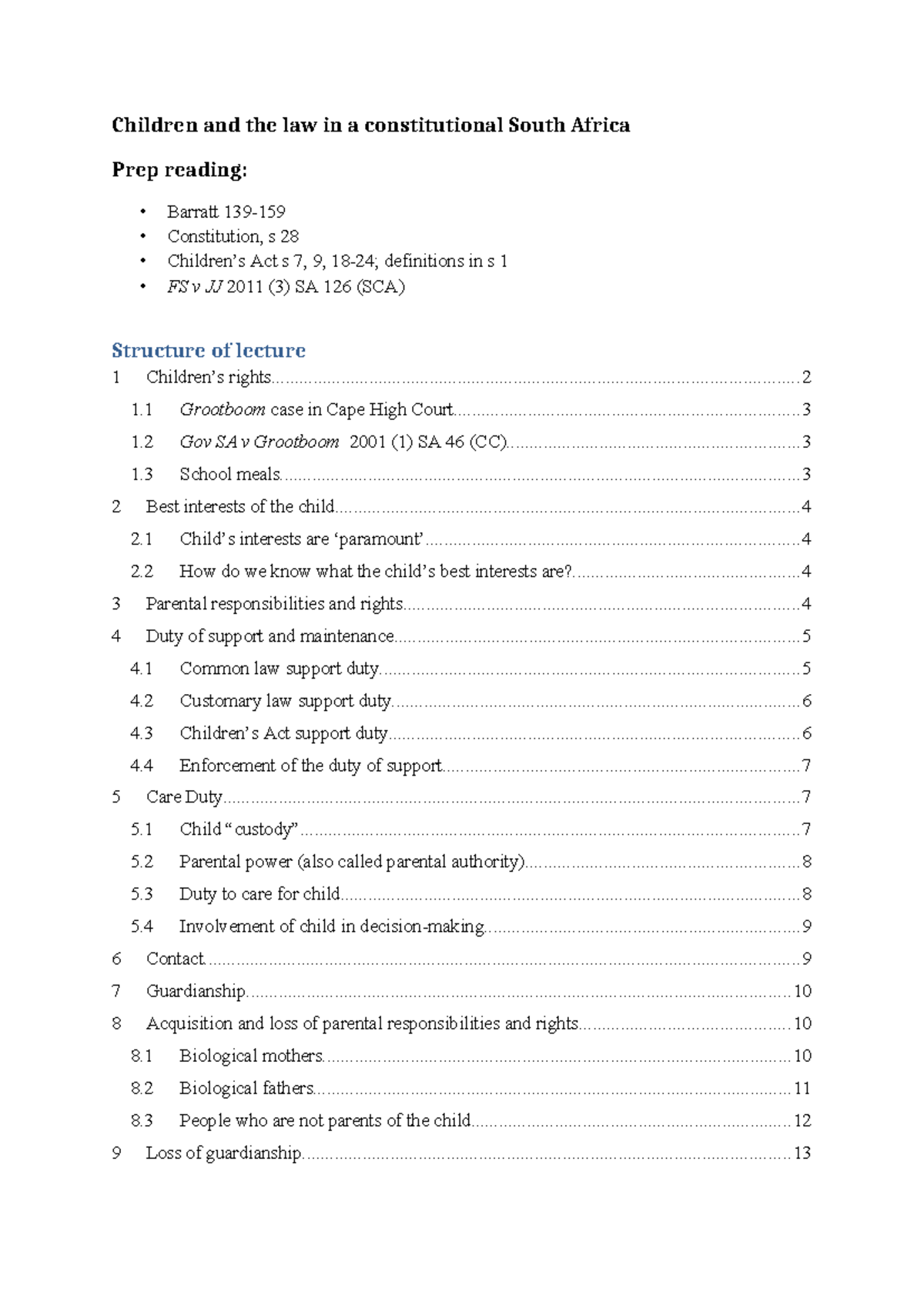 02. Children and the law in a constitutional South Africa - Copy (1 ...