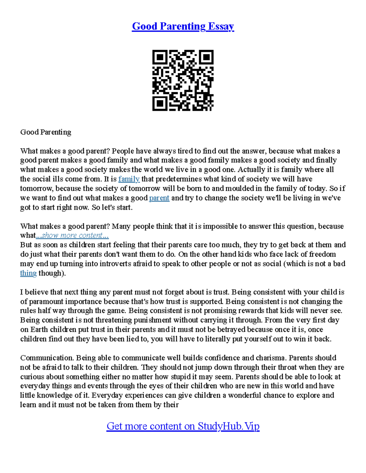 Examples Of Good Hooks For Essays