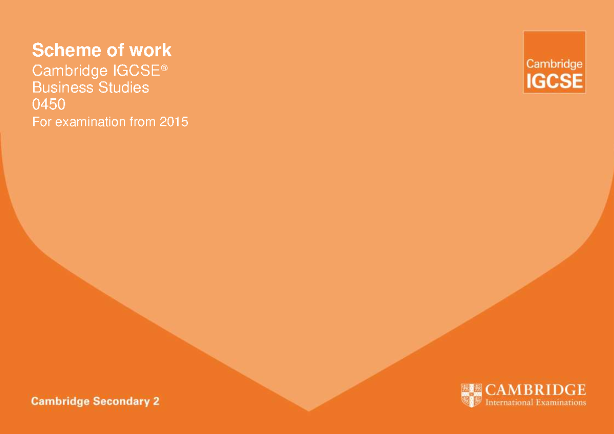12759266 - Get it all right - Scheme of work Cambridge IGCSE ® Business ...