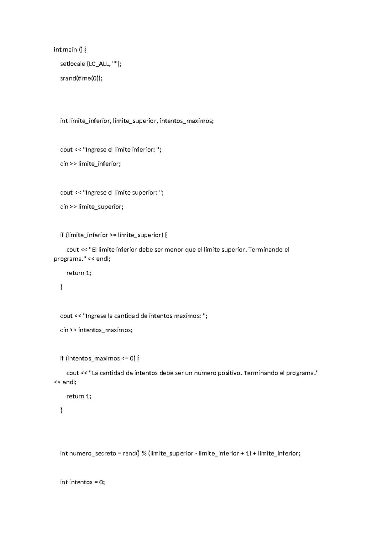 API2 - API2 - int main () { setlocale (LC_ALL, 