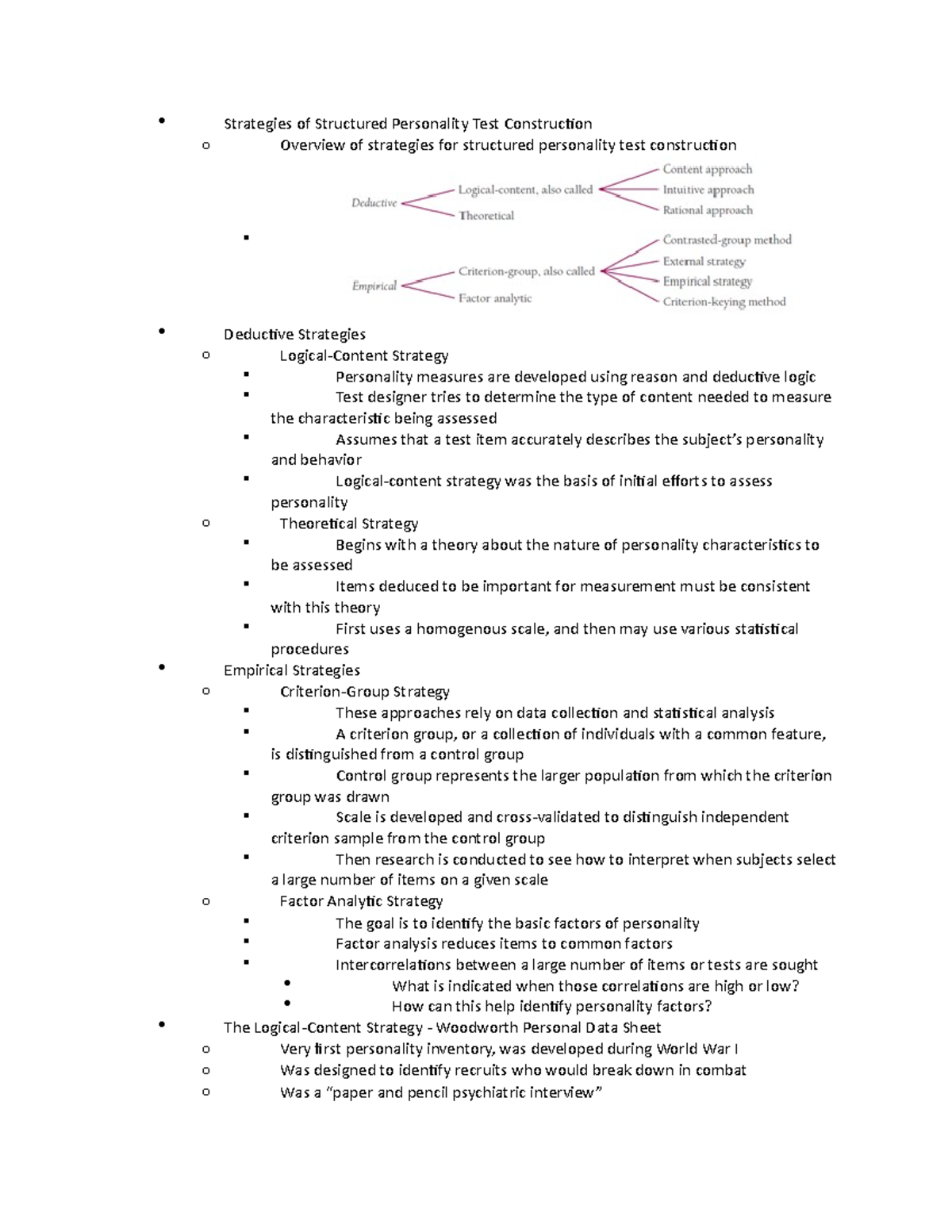 What Is Structured Personality Test