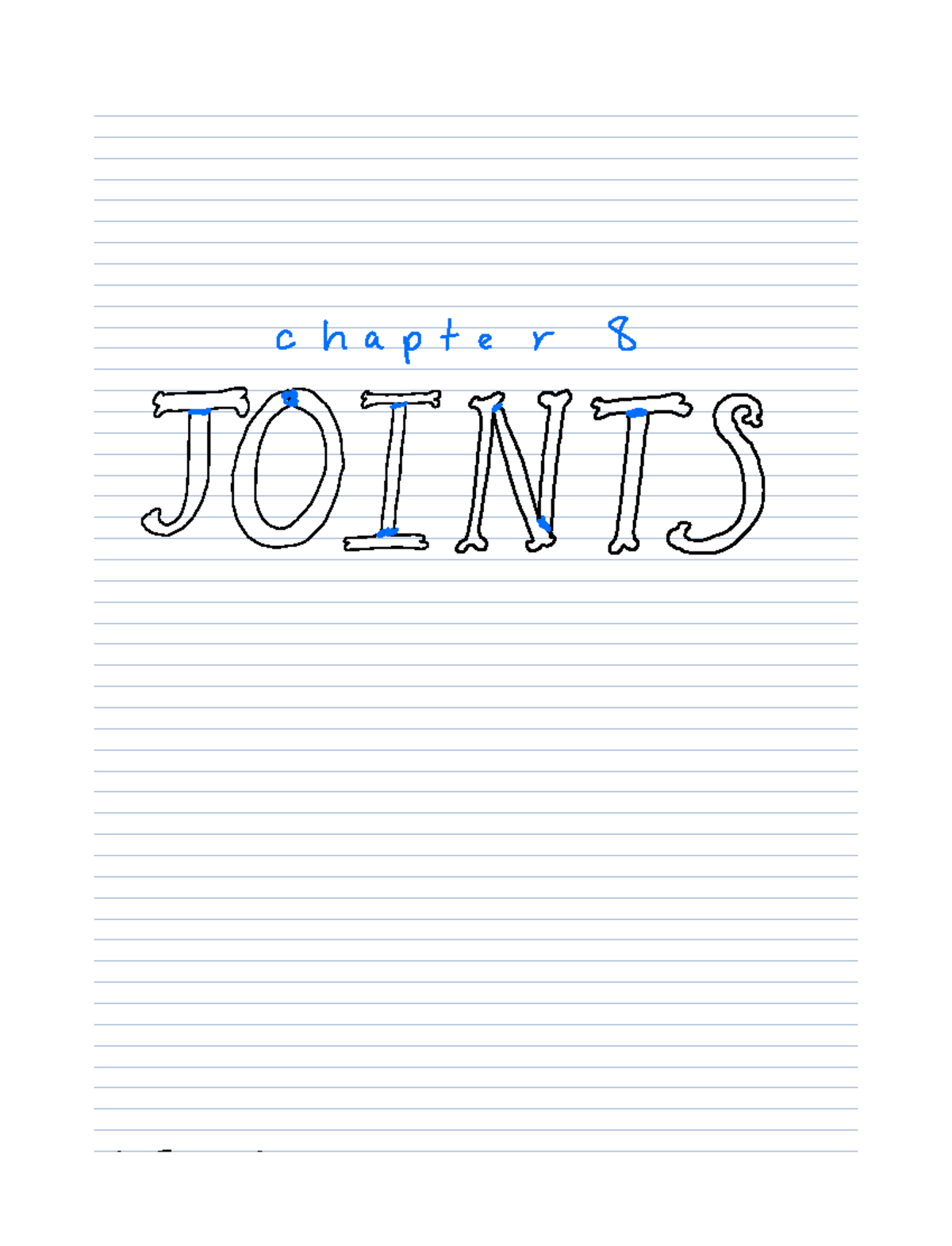 Ch.8 notes - EIJI Ts i s 8 1 Types of Joints Joints Articulations ...