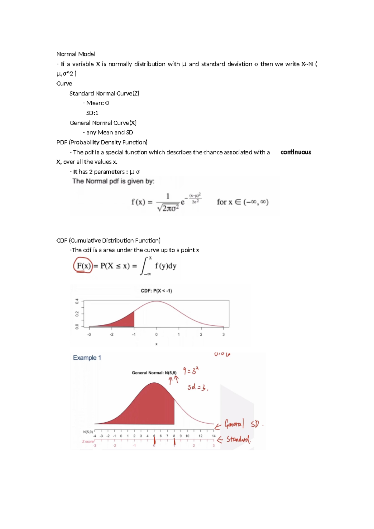 Data science week4 - 1111 - Normal Model If a variable X is normally ...
