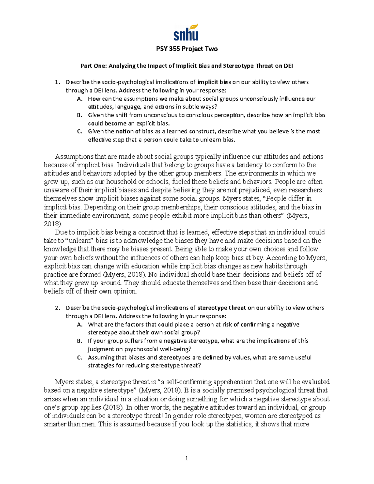 Analyzing The Impact Of Implicit Bias And Stereotype Threat On DEI ...