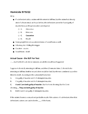 Strict Liability And Common Law Mens Rea Cheat Sheet - Mens Rea: The ...