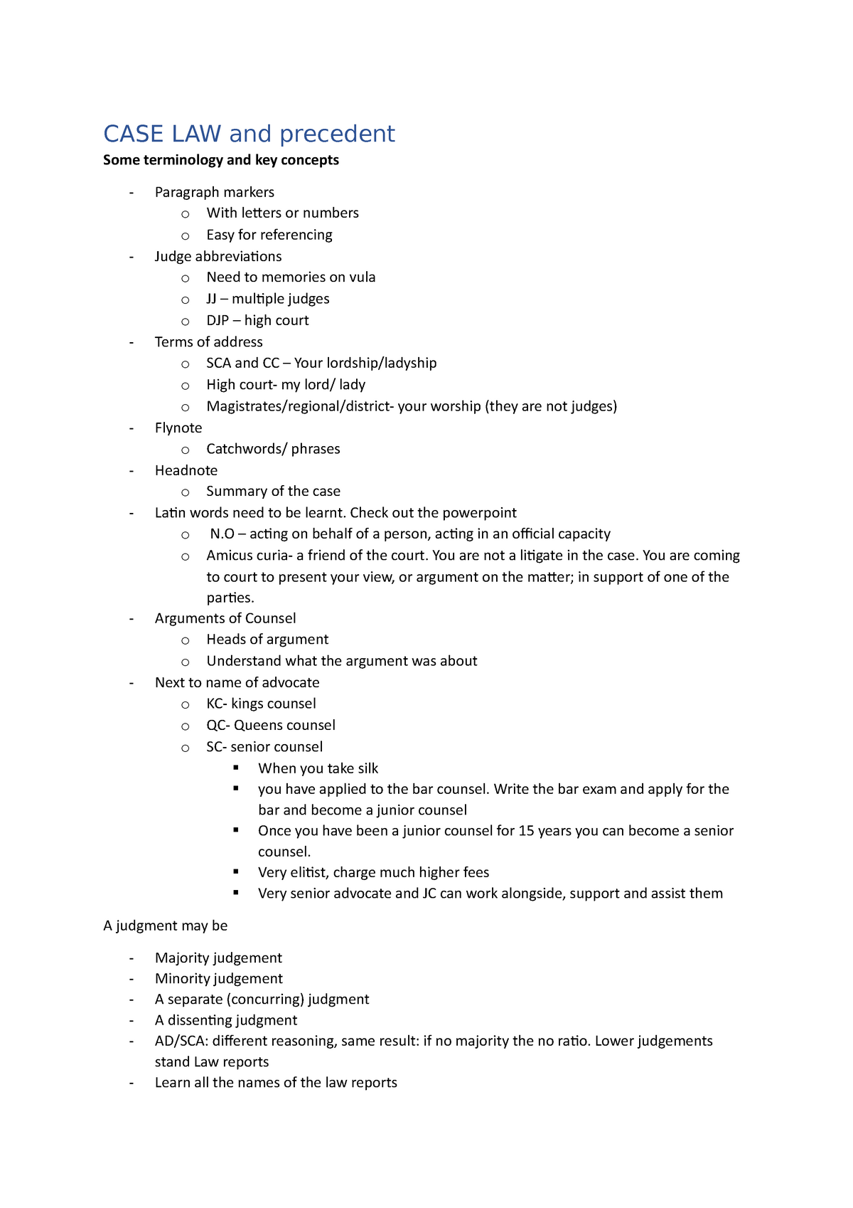 lecture-notes-case-law-case-law-and-precedent-some-terminology-and