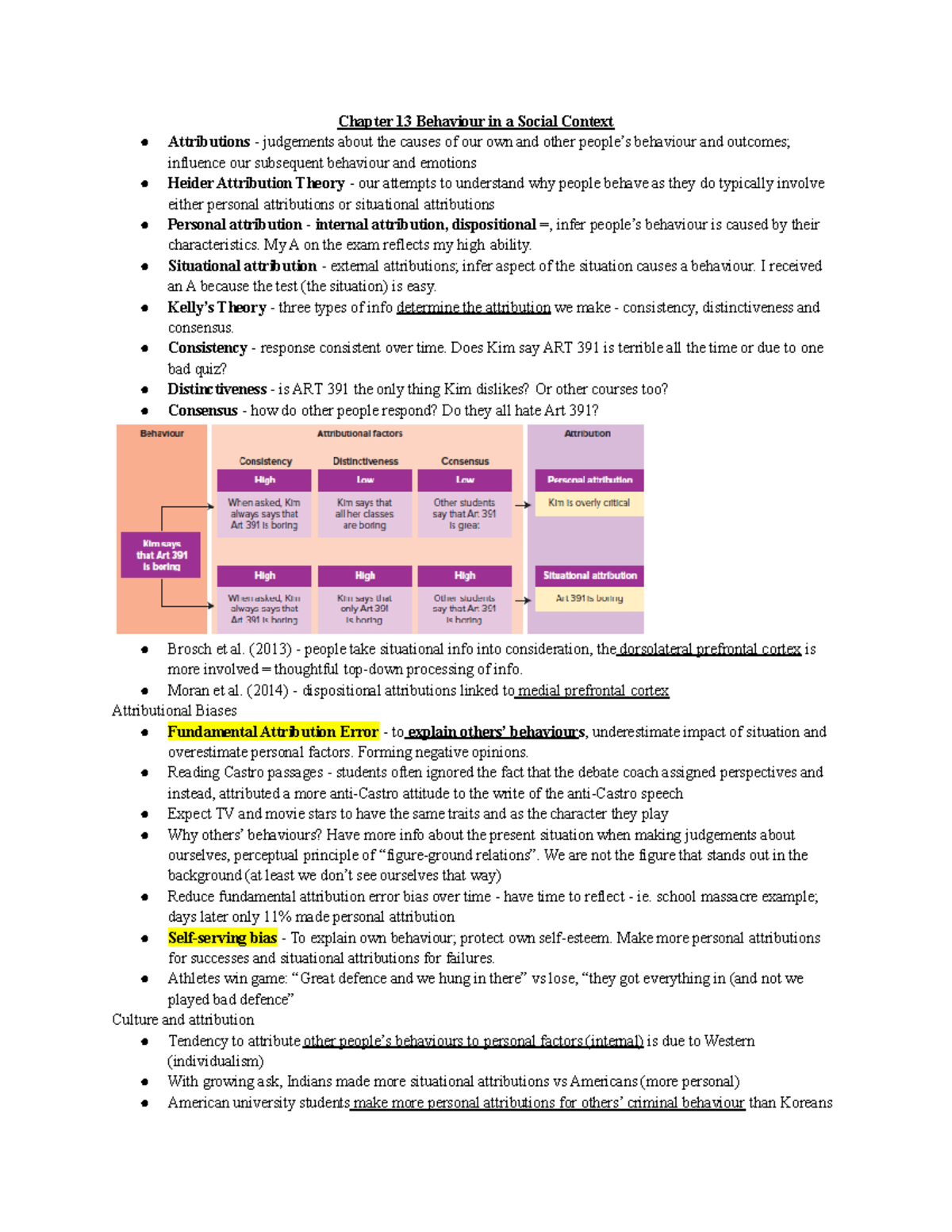 Ch13 14 Psyco 105 Finals Review Notes - Chapter 13 Behaviour In A ...