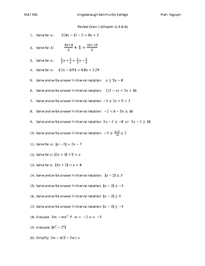Assignments number 9 - MAT 900 - Studocu