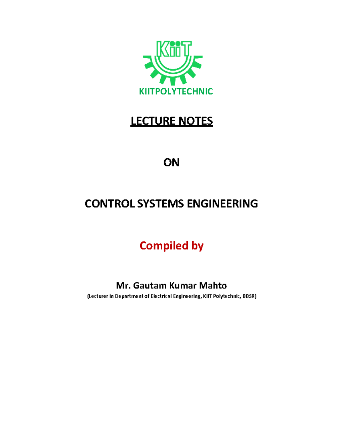 Study-Material 6th-Sem-Elect Control-System-Engg - LECTURE NOTES ON ...