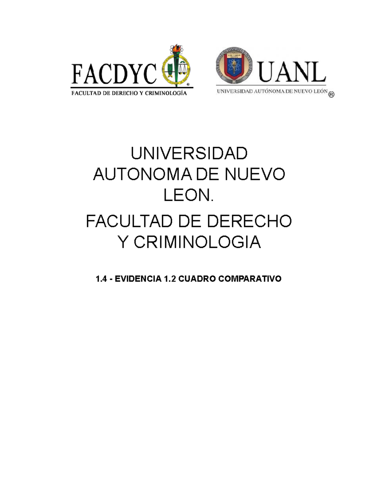 Evidencia 12 Cuadro Comparativo Universidad Autonoma De Nuevo Leon Images And Photos Finder 1076