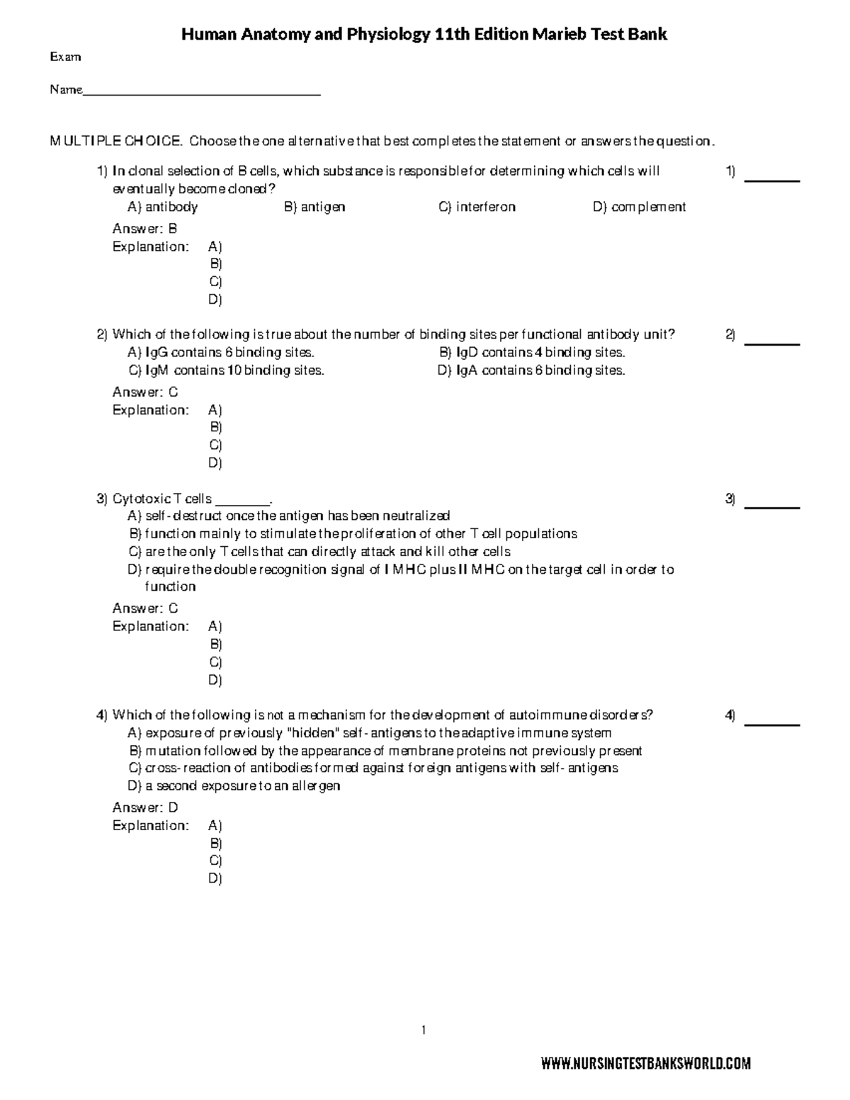 Chapter 21 - Notes - BMED2101 - UTRGV - Studocu