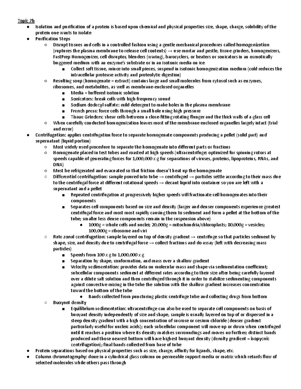 CMB Test 2 - lecture notes for test 2 all topics included - Topic 7b ...