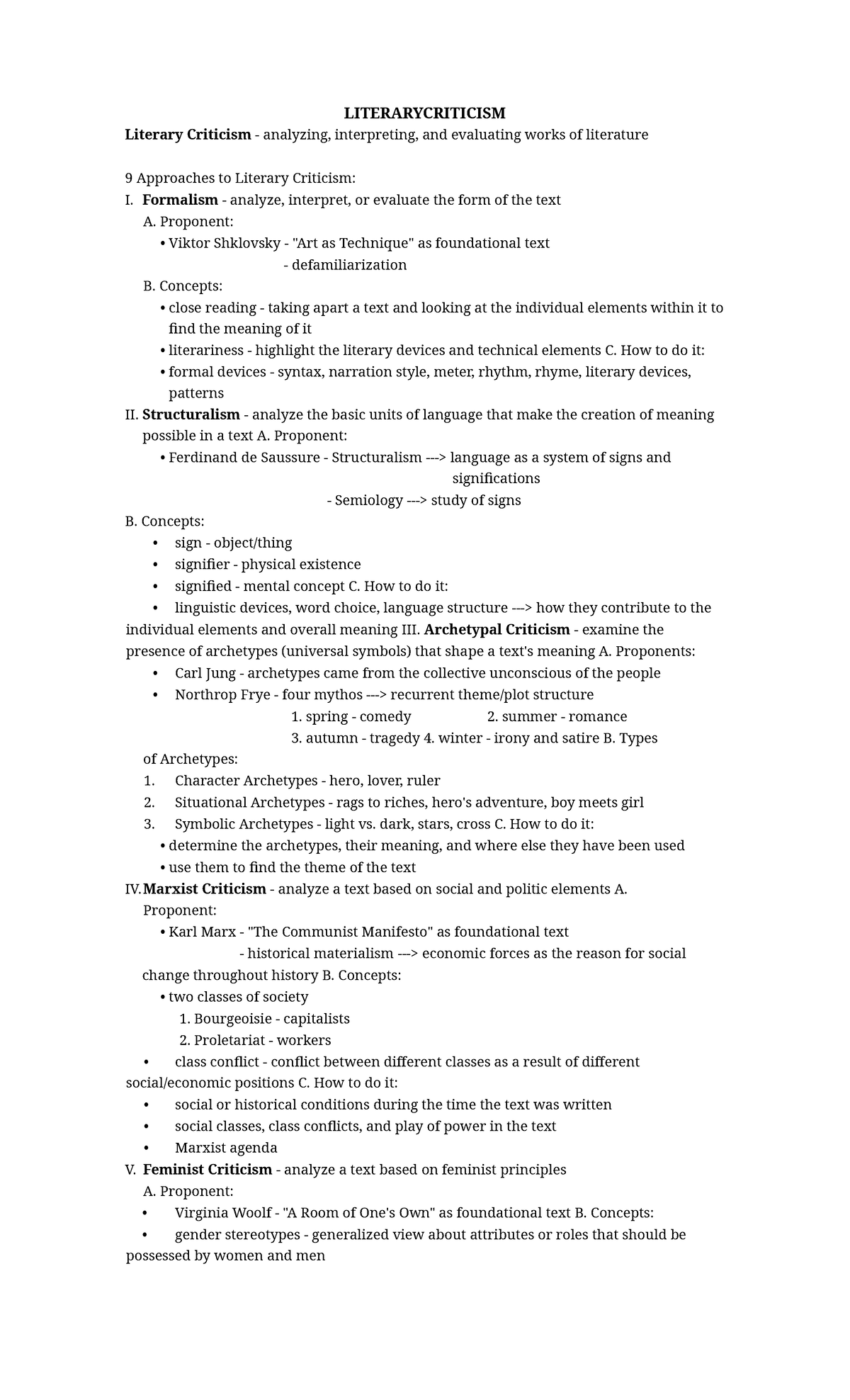 Lit-Crit-Report - Literary criticism - LITERARYCRITICISM Literary ...