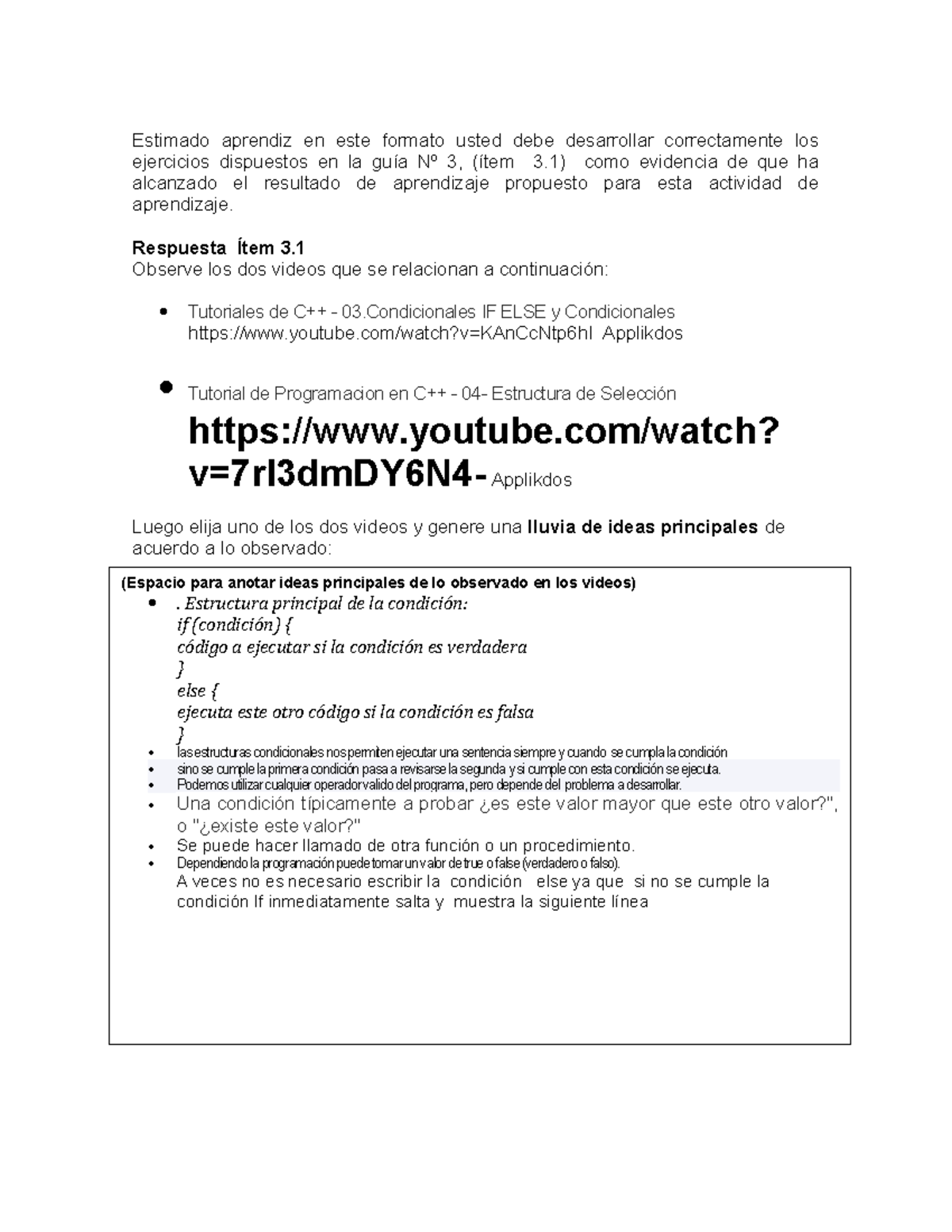 C Anexo guia ap3 - programacion - Estimado aprendiz en este formato ...