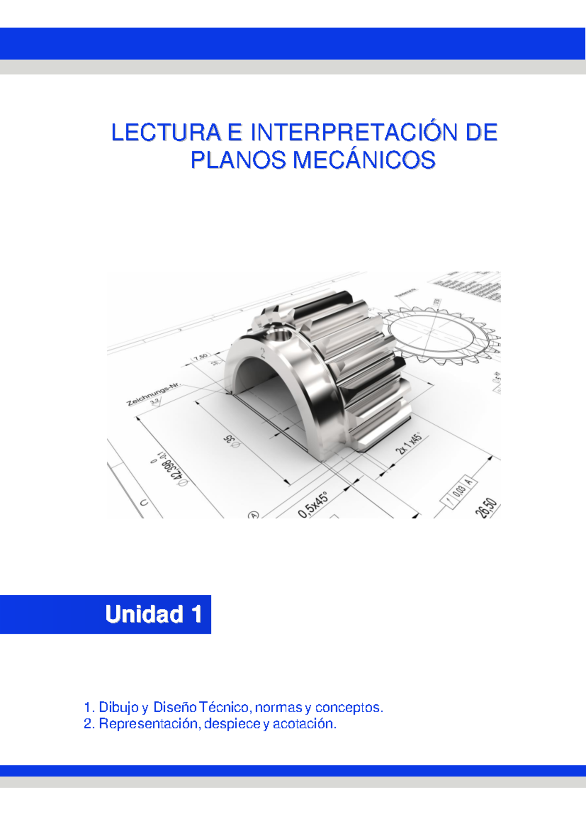 Manual de la Unidad 1 - Lectura e interpretación de planos L ...
