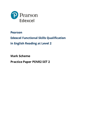 pearson edexcel functional skills english level 2 practice tests
