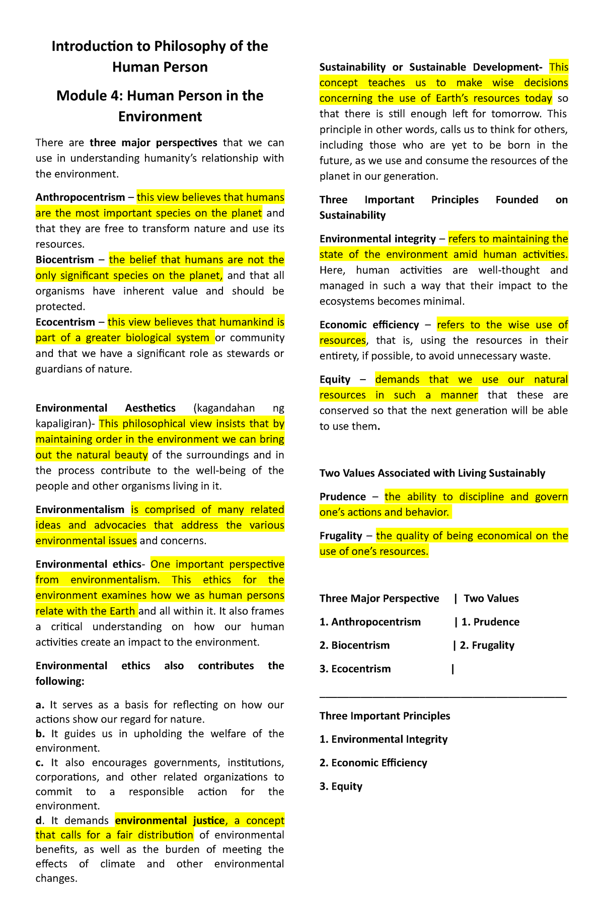 Module 4 Reviewer Iphp Introduction To Philosophy Of The Human Person Module 4 Human Person 4293