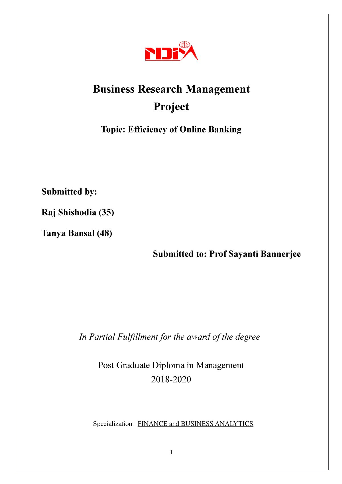 research projects for business and management students