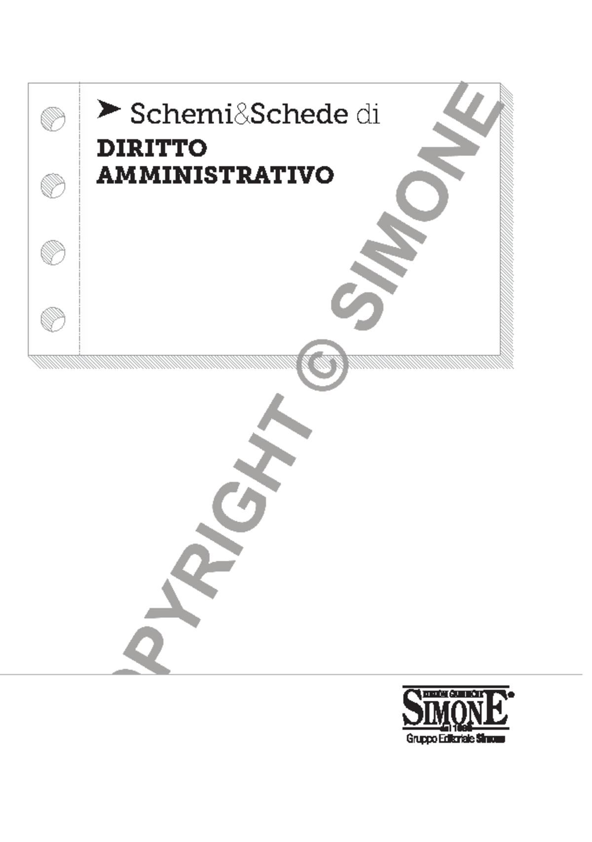 V4 2 - Schemi&Schede Di DIRITTO AMMINISTRATIVO 4/2 | Schemi E Schede Di ...