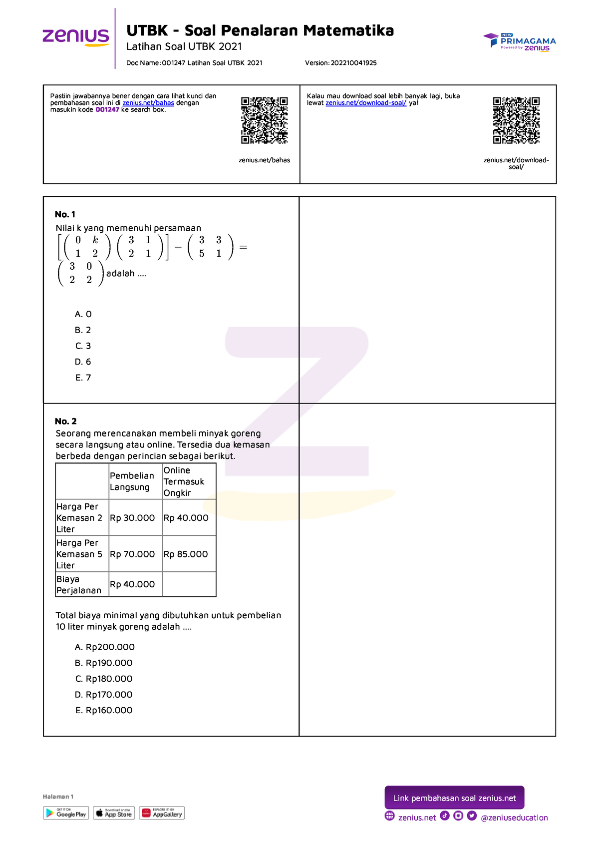 001247%20Latihan%20Soal%20UTBK%202021 - Latihan Soal UTBK 2021 Doc Name ...