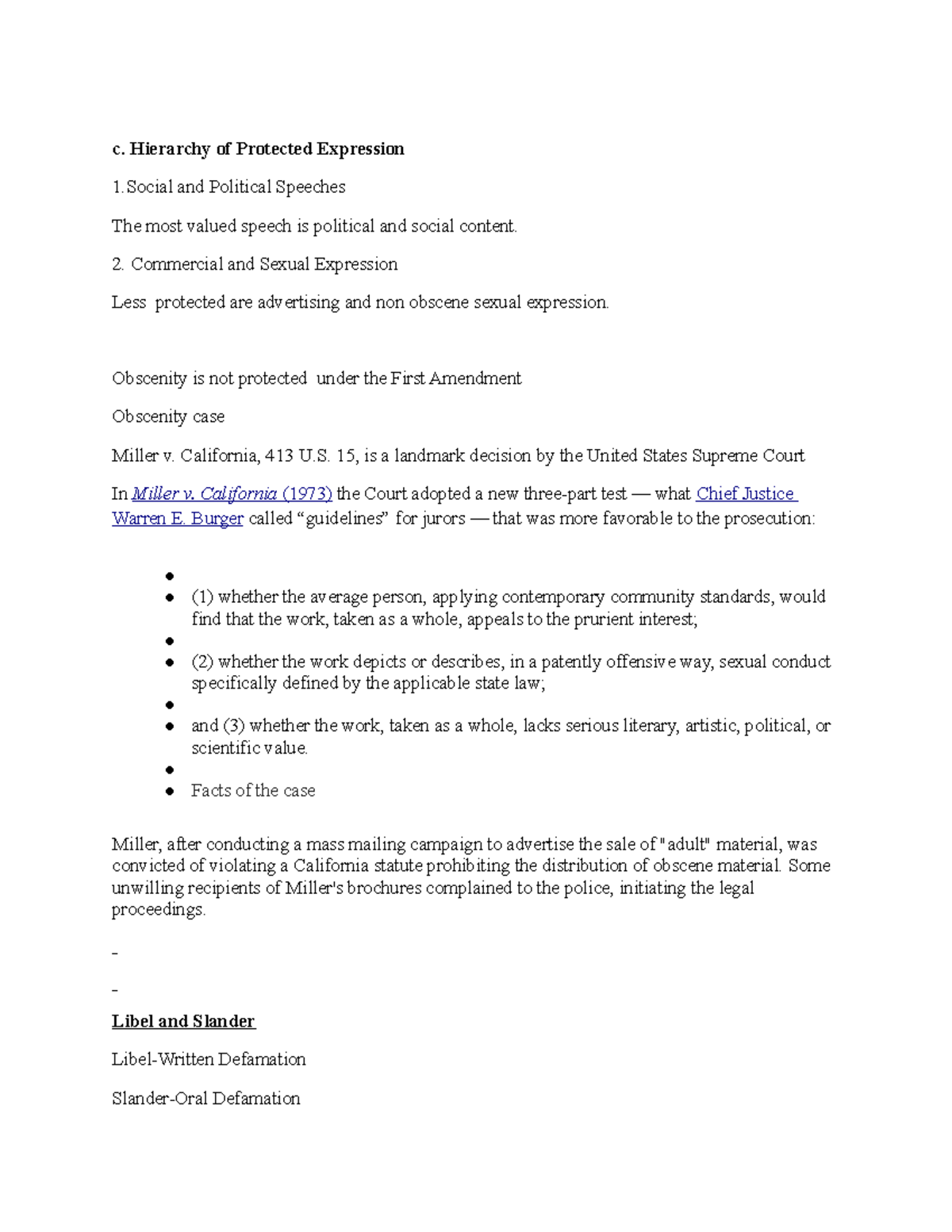 Untitled document - notes - c. Hierarchy of Protected Expression 1 and ...
