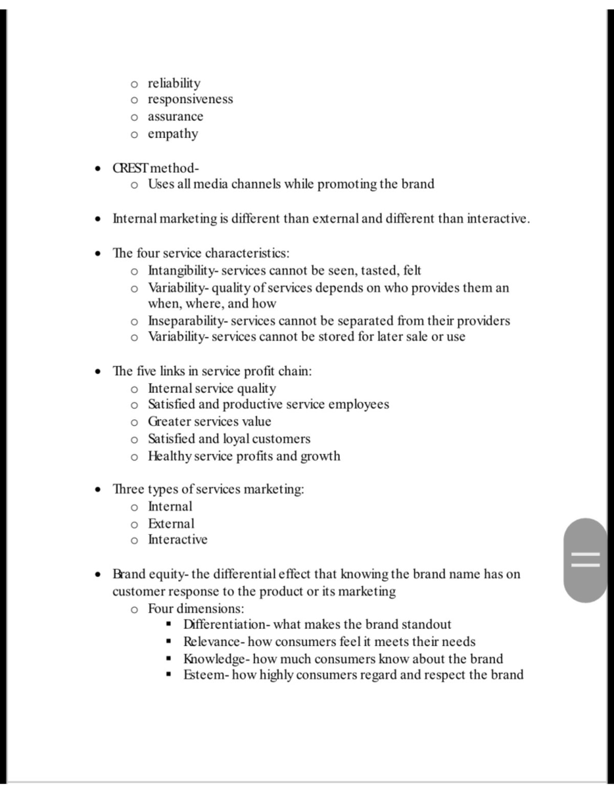 Marketing chapter 7 continued - MKT 3013 - Studocu
