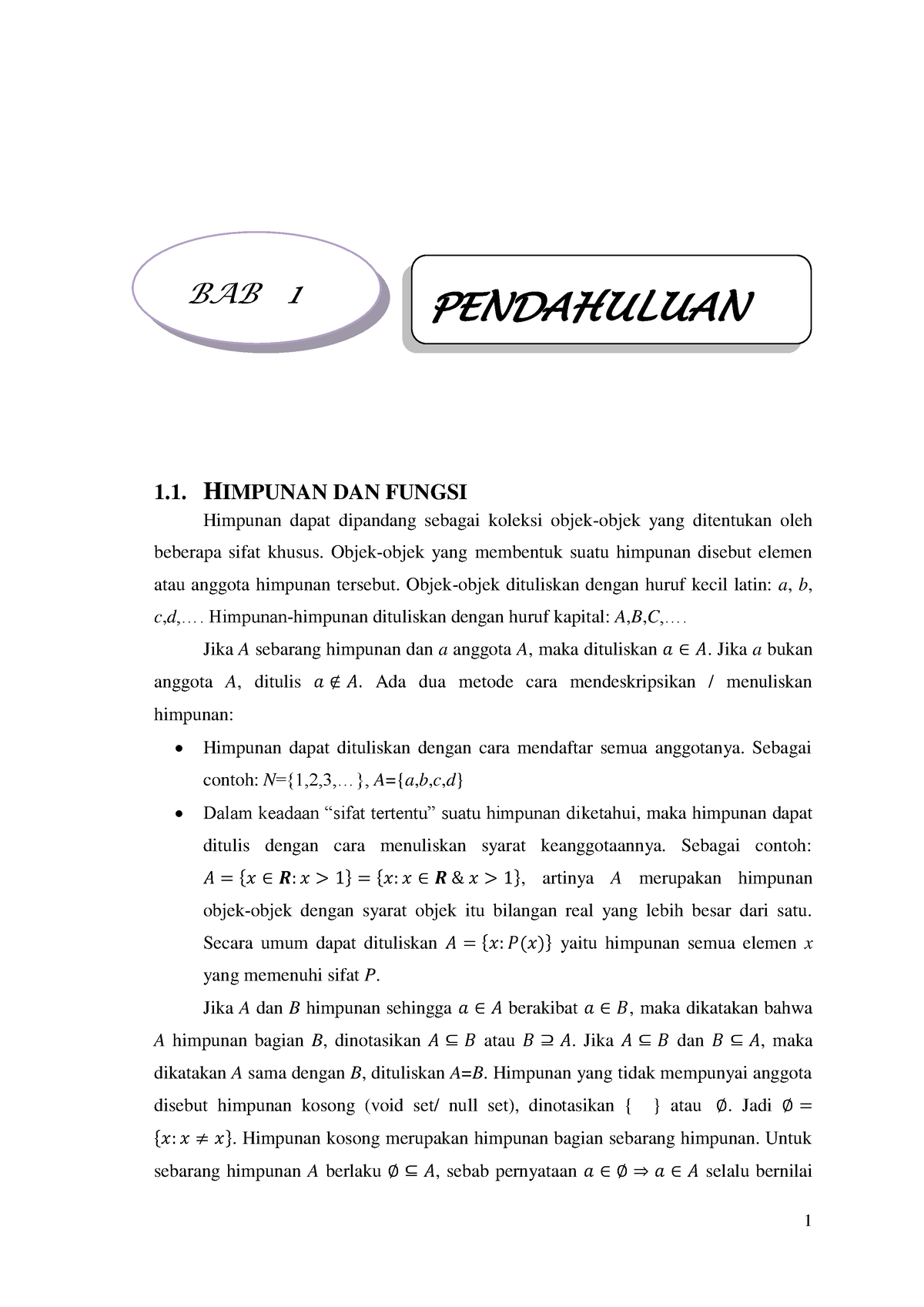 BUKU AJAR Analisis 1 - This Is Learn About Analysis Real - 1. HIMPUNAN ...