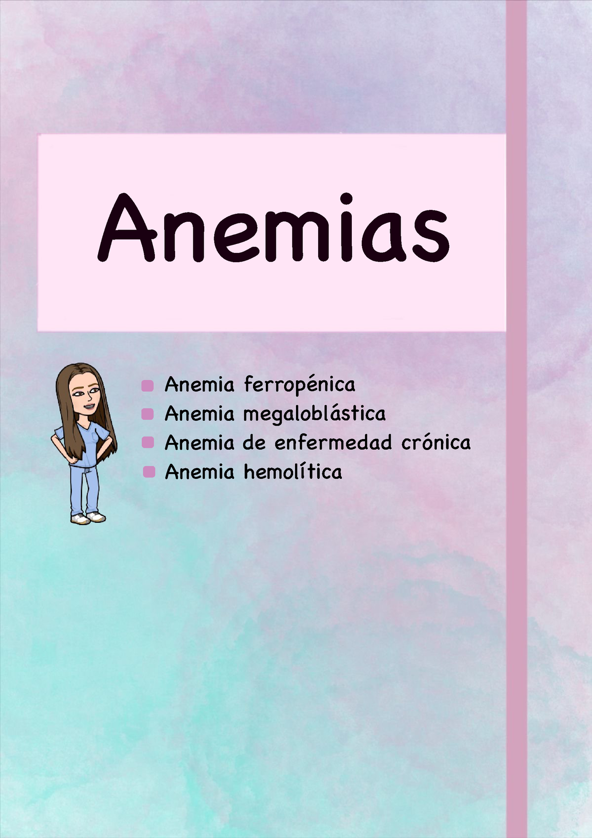 Anemias Y Sus Diferentes Tipos - Anemias Anemia Ferropénica Anemia ...