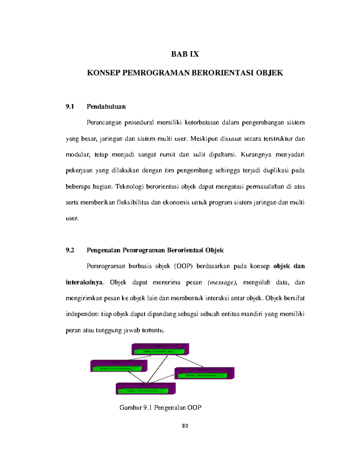 Modul Metode Perancangan Program Bab 9 Konsep Pemrograman Berorientasi ...