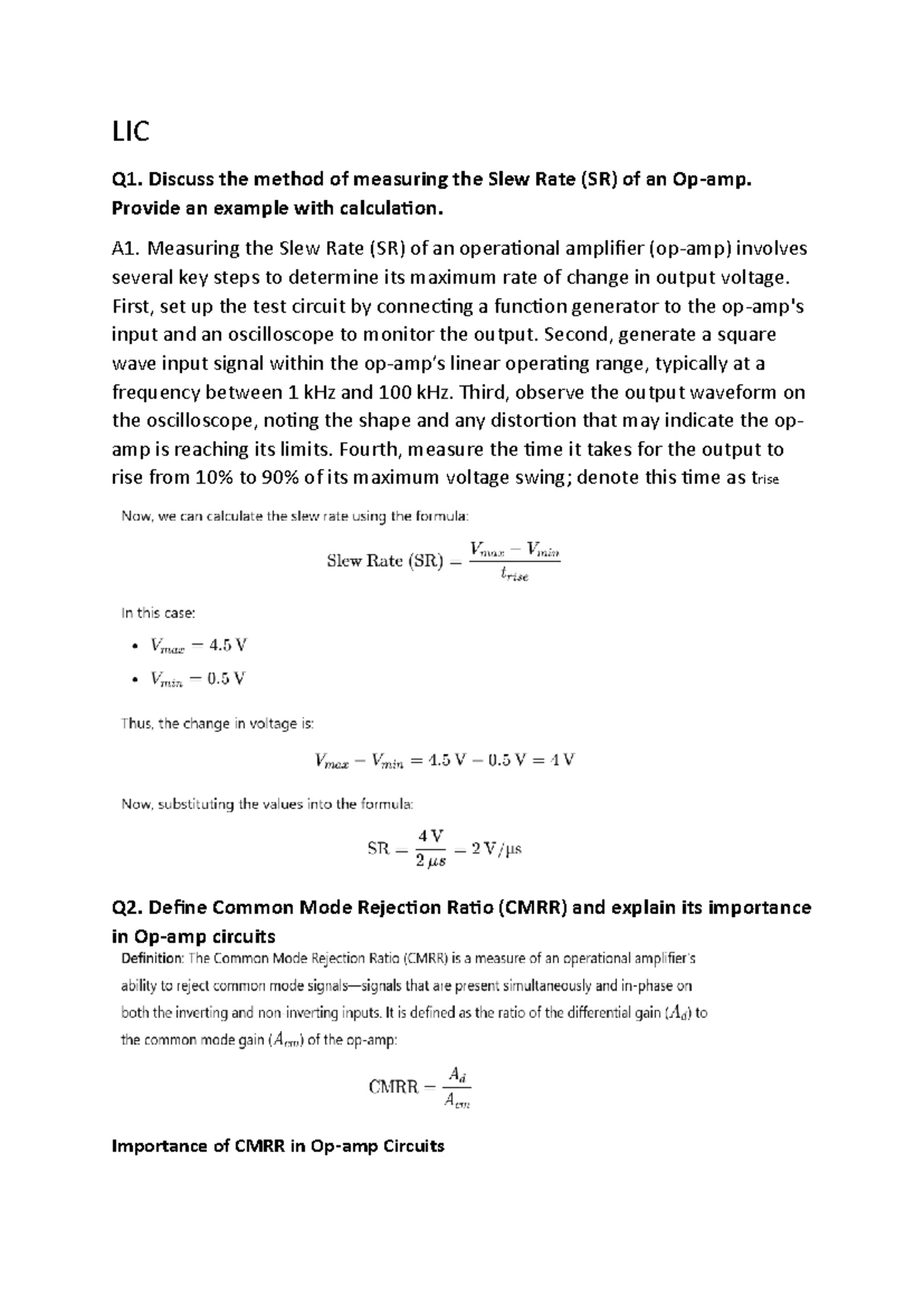 UNIT 3 - unit 3 notes - VOLTAGE TO CURRENT CONVERTER VOLTAGE TO CURRENT ...