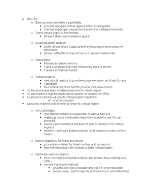 Interprocess Communication Scenarios