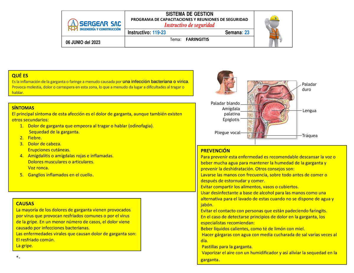 Faringitis Boletin - SALUD - *- SISTEMA DE GESTION PROGRAMA DE ...
