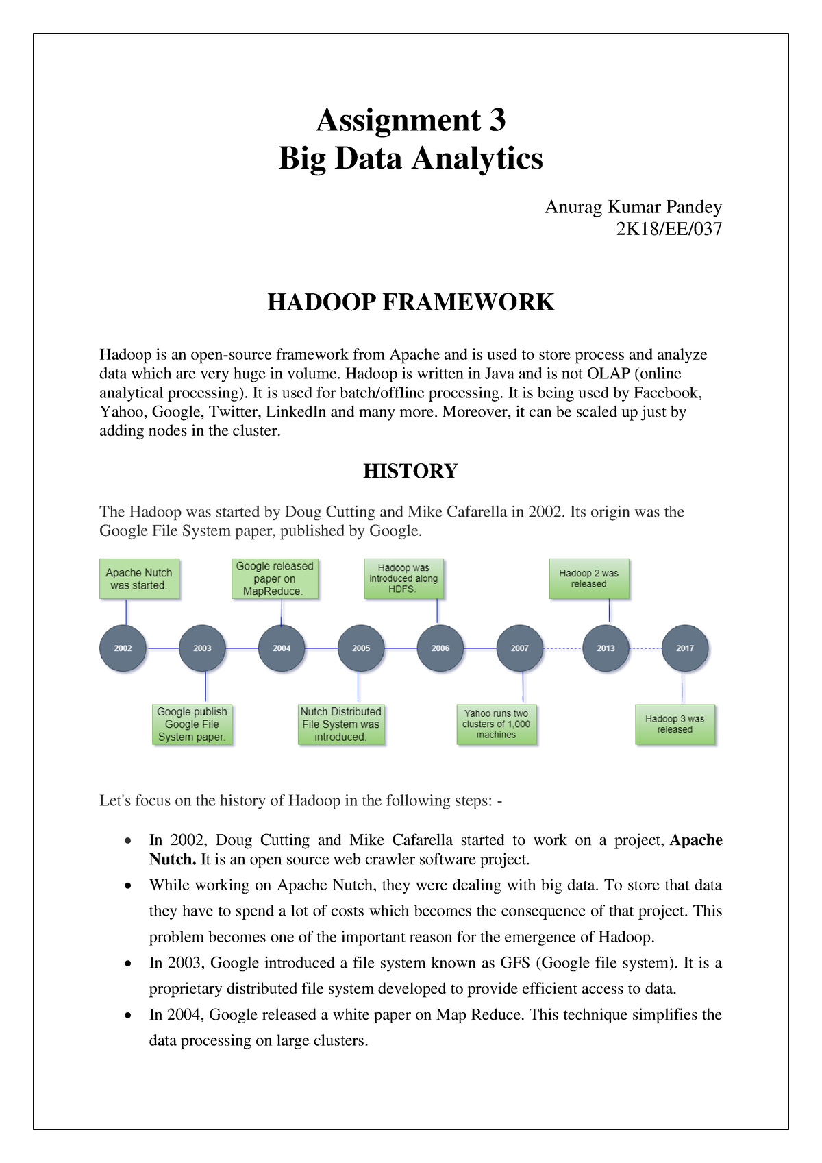 data analytics assignment example