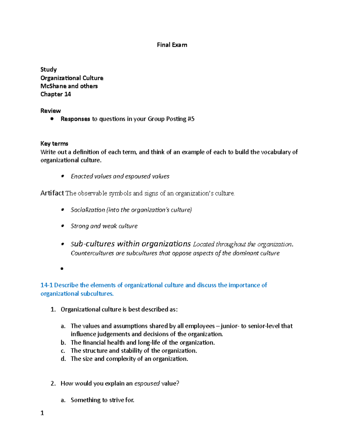 chapter-14-fona-not-njjjh-final-exam-study-organizational-culture