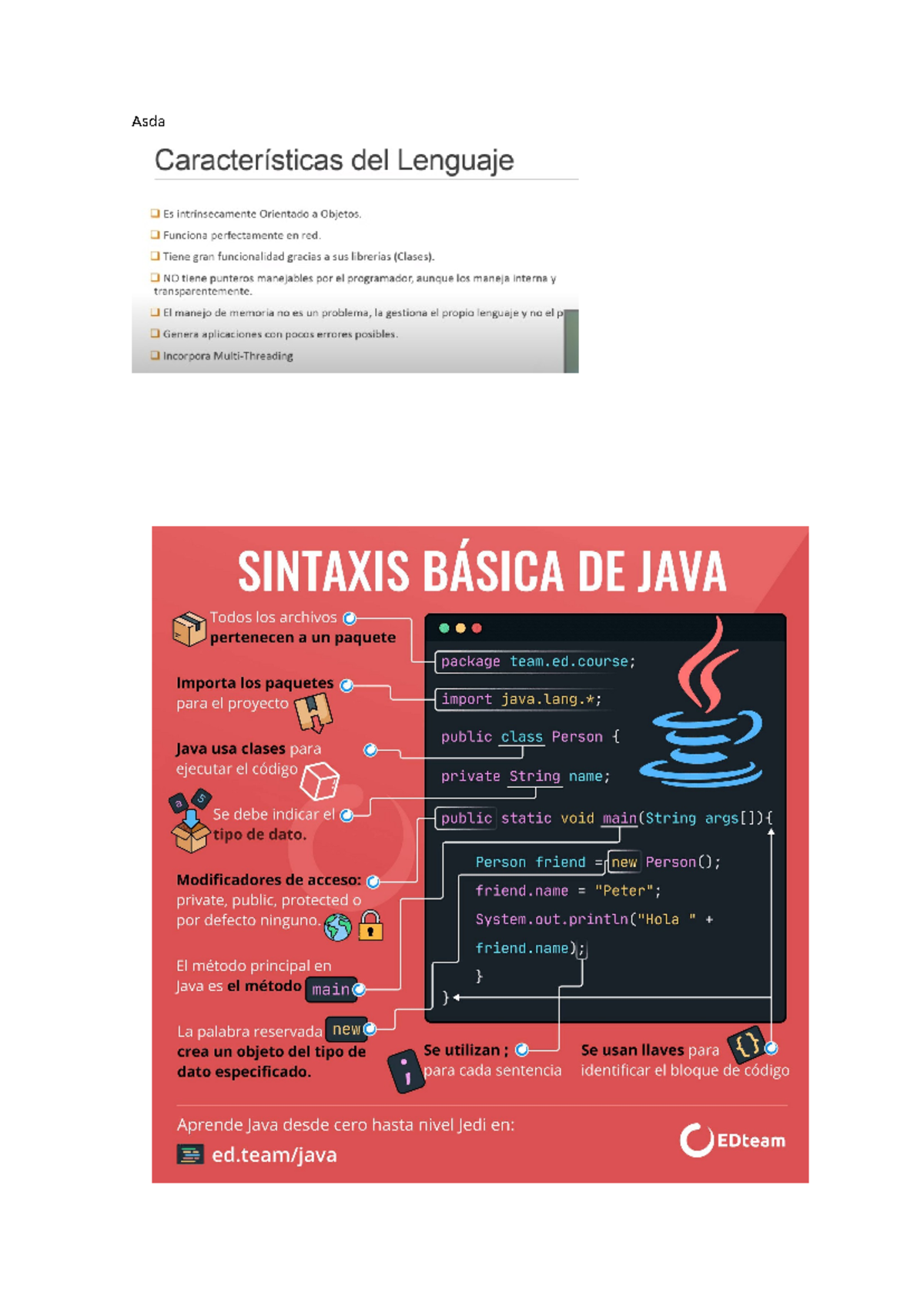 Apuntes Java - premium - Asda Sout y se pone solito: system.out(“Hola ...