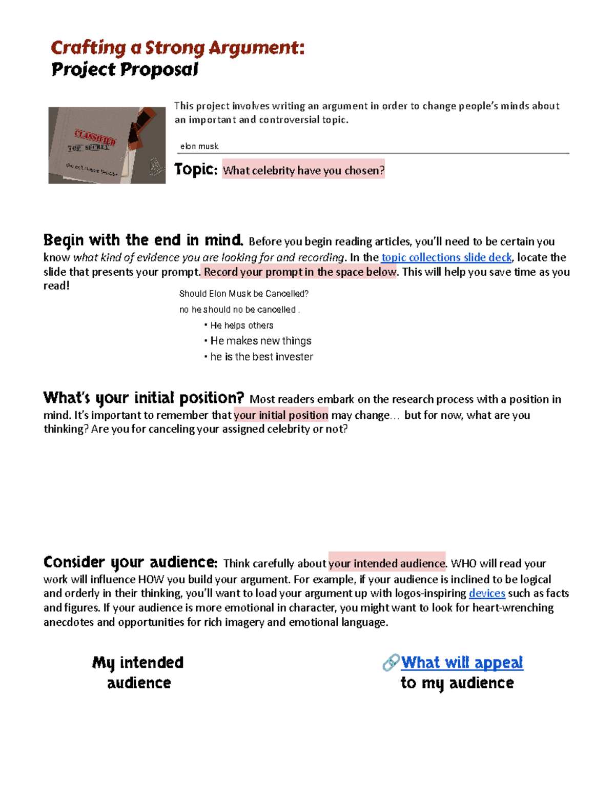 Abbas Mustafa CC9.6 Summative Proposal Crafting a Strong Argument