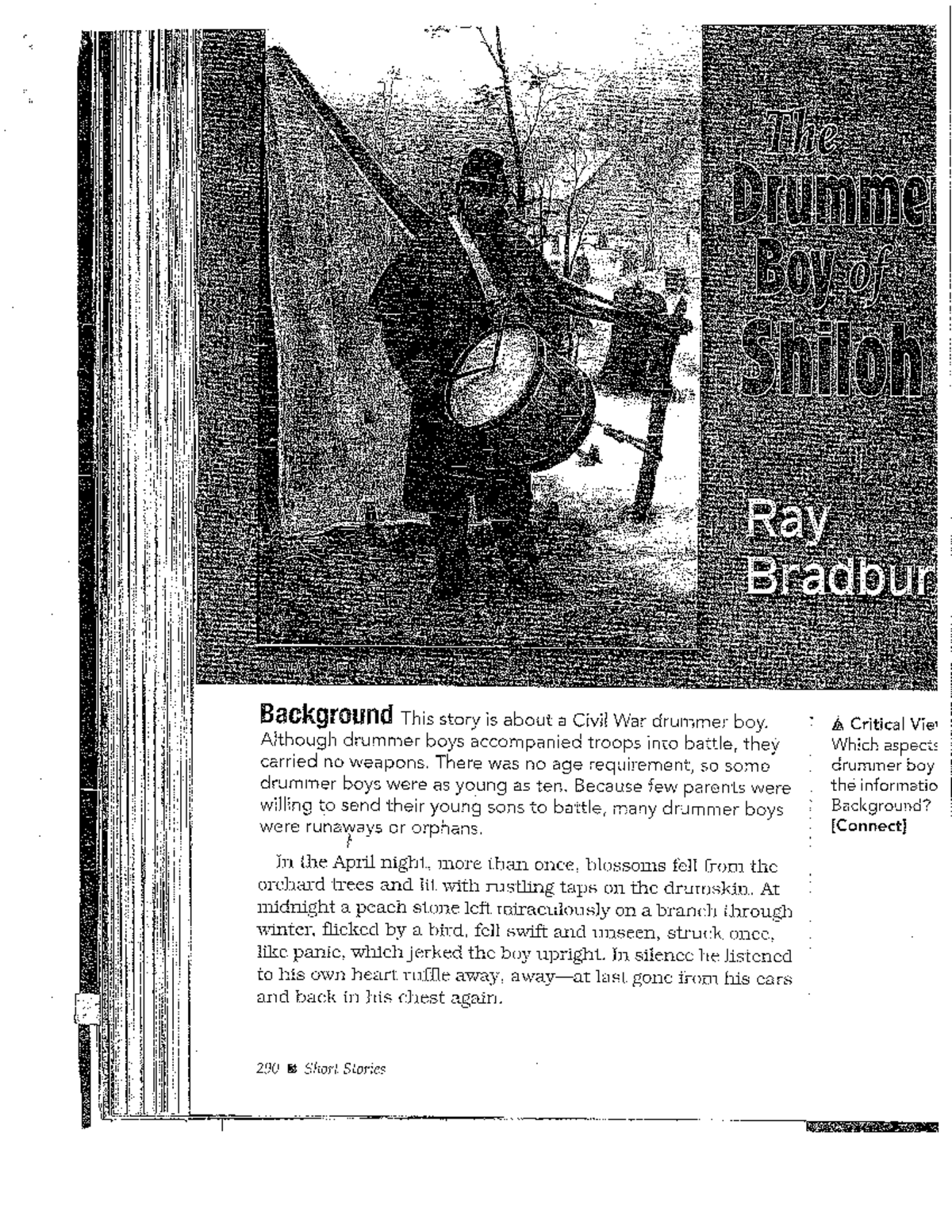 The drummer boy of shiloh Studocu