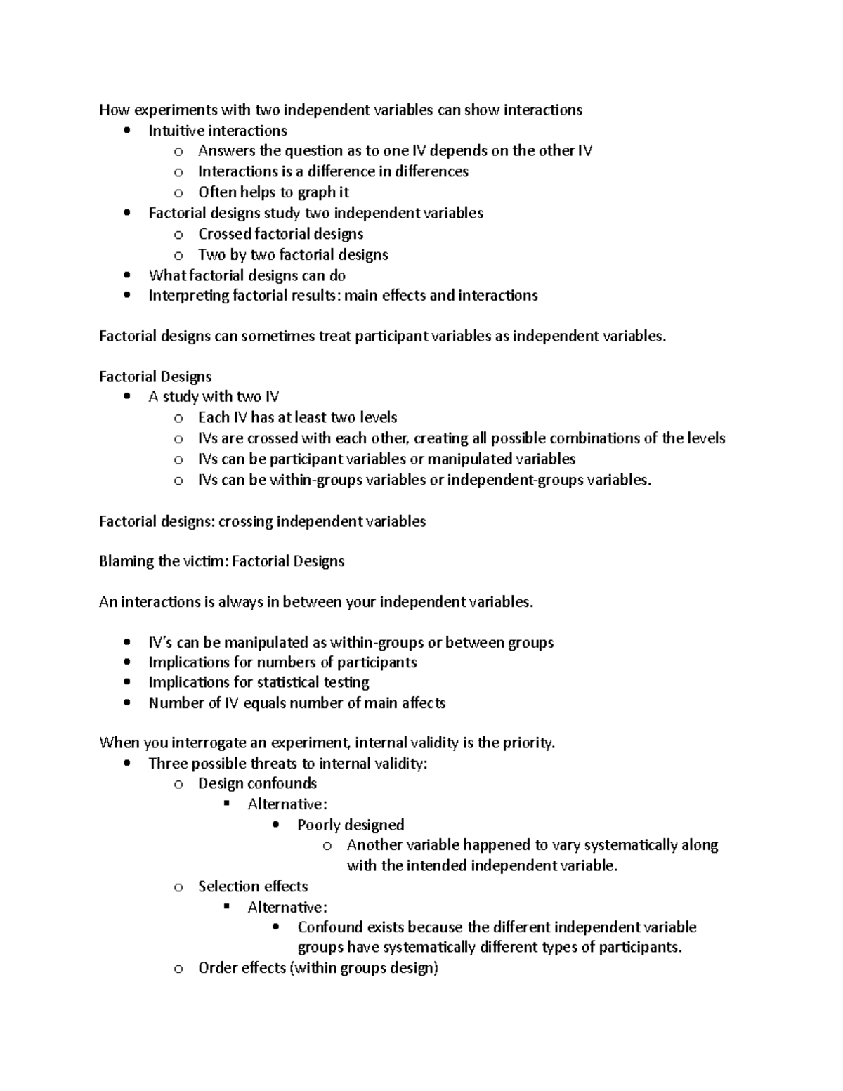 research topic with two independent variables