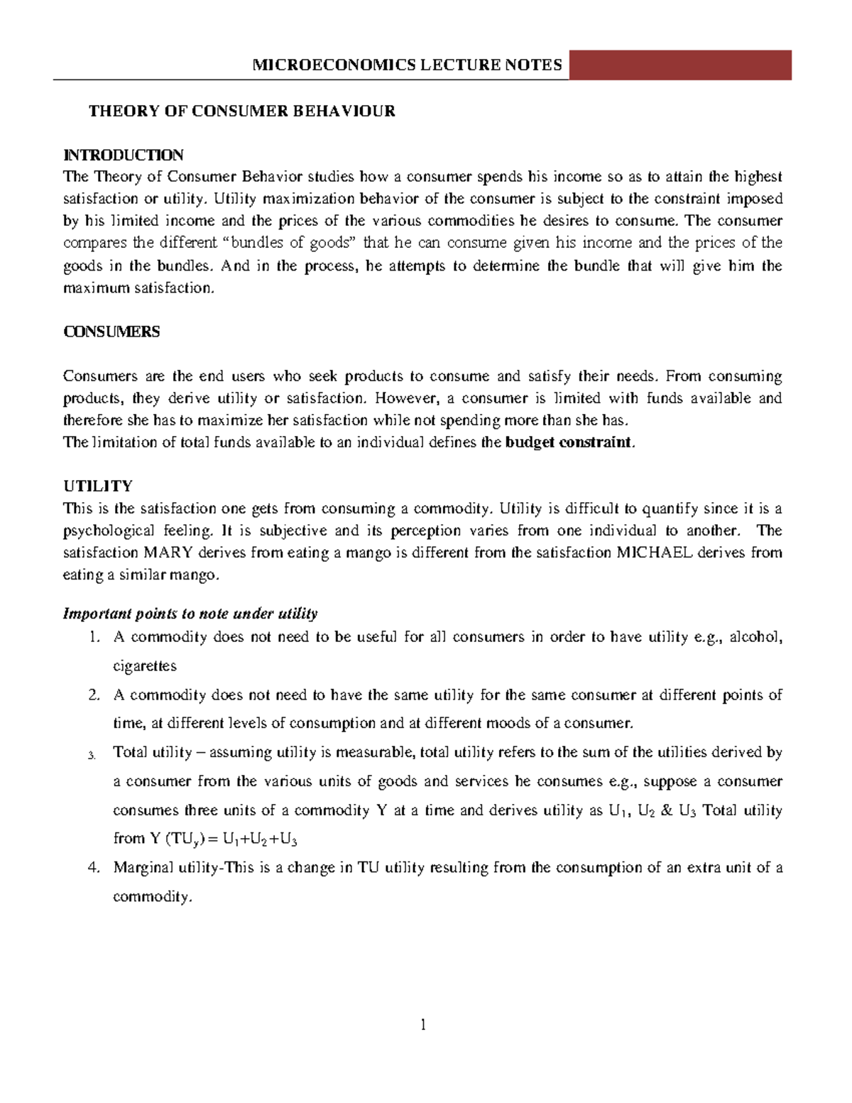 1f394785-71ee-441b-a900-d437dbd6e505-Consumer Beh - THEORY OF CONSUMER ...