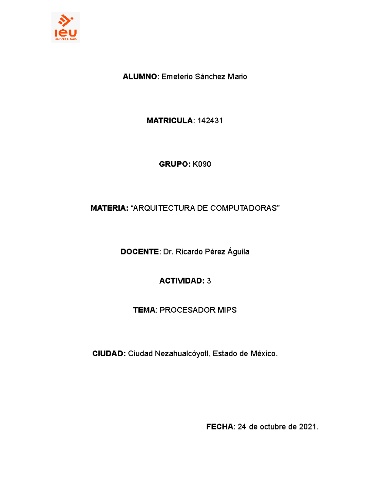 Procesador MIPS Con el nombre de MIPS (siglas de Microprocessor