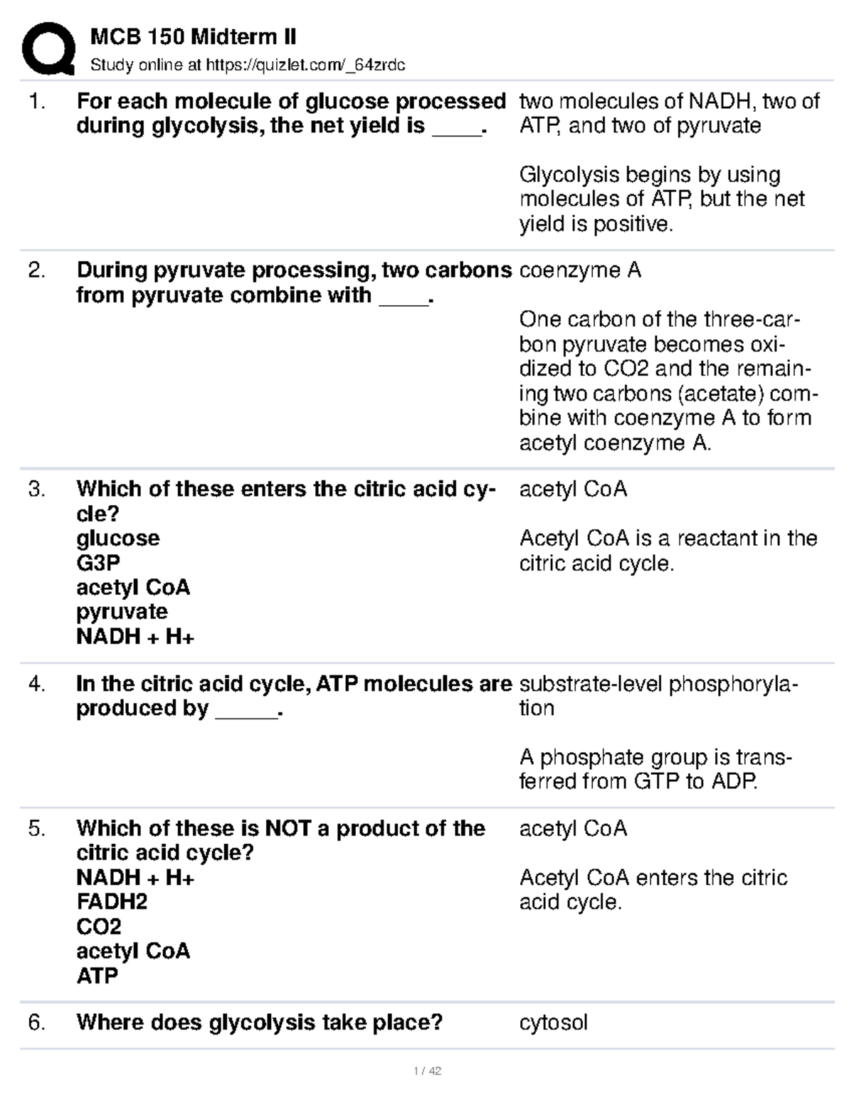 MCB 150 Midterm II - help to study - Public Healthcare - Civil Service ...