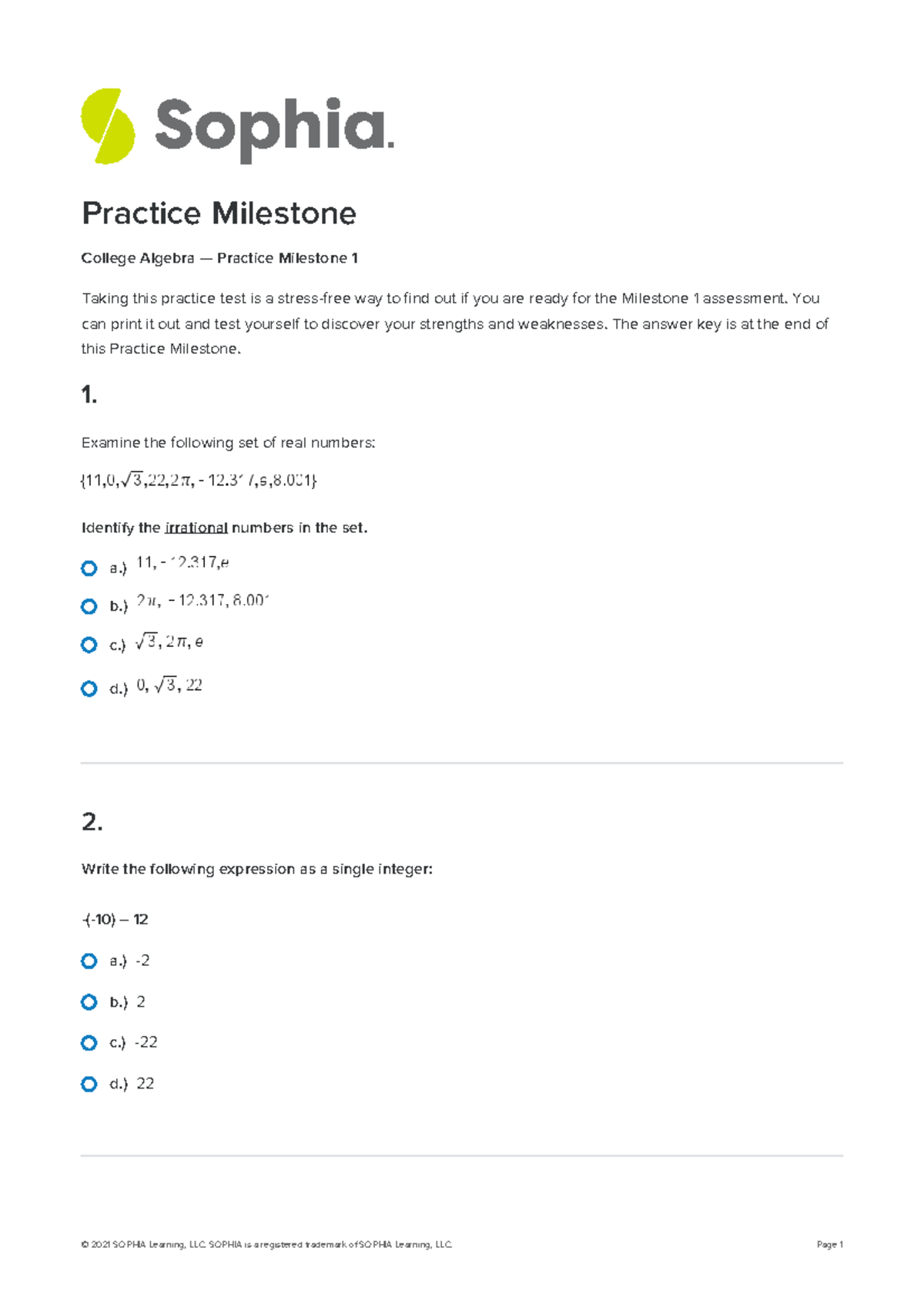 ca1001-unit-1-practice-milestone-a-b-c-d-a-b-2-c-d